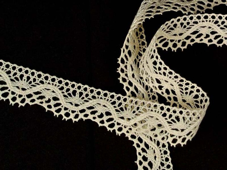 Koronka 2,7cm bawełniana naturalna