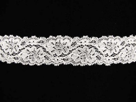 Wstawka 3,5cm elastyczna biała