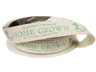 Wstążka 15mm tafta HOME GROWN mięta