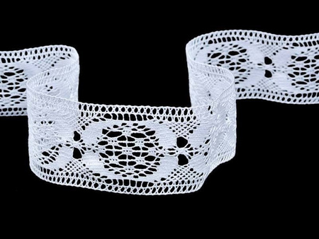 Wstawka 4,3cm bawełniana biała