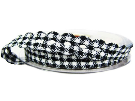 Wstążka 15mm poly PEPITO WARKOCZ czarna