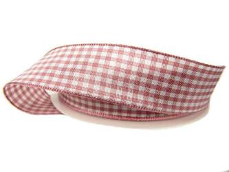 Wstążka 25mm pepito antyczny róż