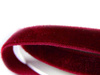 Aksamitka 9mm elastyczna bordo