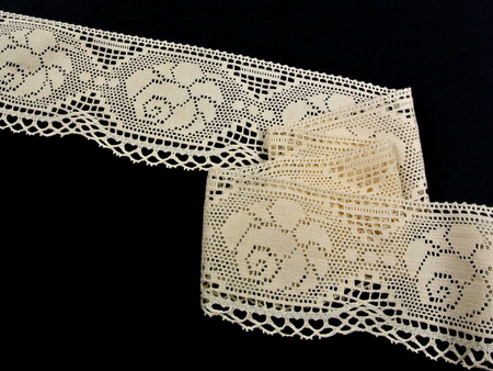 Koronka 10,4cm bawełniana naturalna