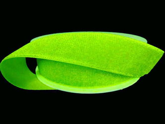 Aksamitka 25mm neon zielona