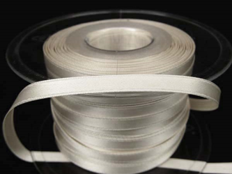 Wstążka 6mm atłas kość słoniowa