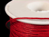 Sznurek 1mm woskowany czerwony