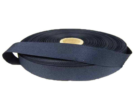 Taśma 16mm ryps poliestrowa ciemny granat