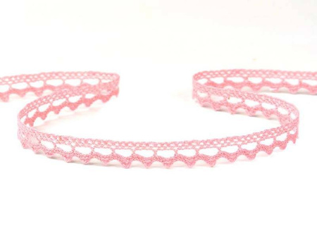 Koronka 0,9cm bawełniana róż