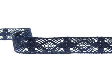 Wstawka 3,2cm bawełniana granat