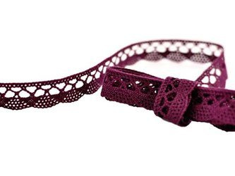 Koronka 1,8cm bawełniana buraczek