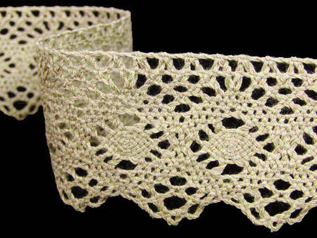Koronka 4,7cm bawełniana jasny beż