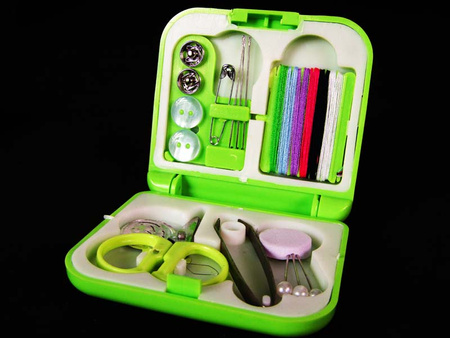 Przybornik krawiecki zielony