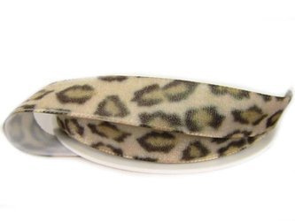 Aksamitka 16mm Ocelot beż jasny