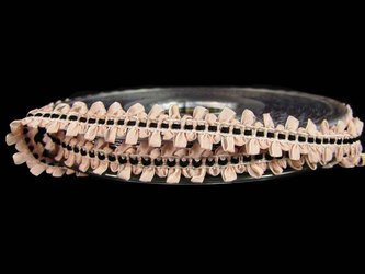 Taśma 10mm elastyczna ROCOCO morela