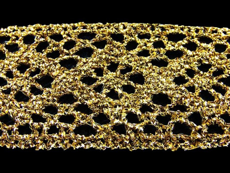 Wstawka 3cm metaliczna złota