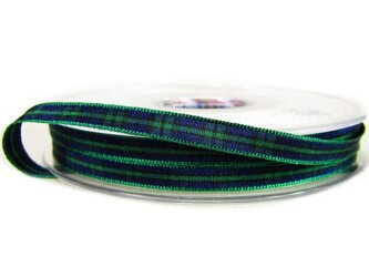 Wstążka 7mm kratka szkocka Black Watch