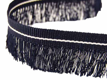 Taśma 2cm FRĘDZEL bawełna granat