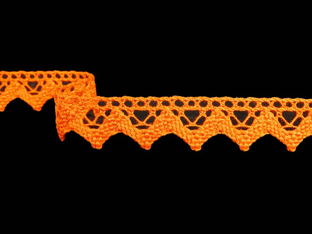 Koronka 1,8cm bawełniana pomarańczowa