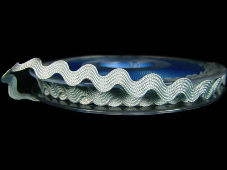 Taśma 9mm zygzak wiskoza jasnobłękitna