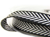 Taśma 10mm tkana HERRINGBONE czarna