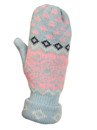 Rękawiczka AKRYL młodzieżowa ŁAPKA kolory