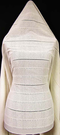 Koronka 140cm bawełniana haft angielski ivory