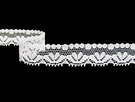 Koronka 1,4cm stabilna biała