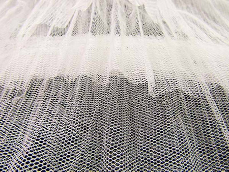 Tkanina 160cm tiulowa FALBANA ivory