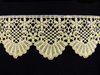 Koronka 7cm gipiurowa jasnozłota