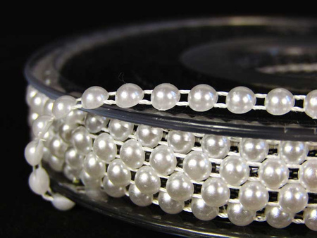 Pół-perły 4mm białe