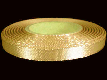 Wstążka 10mm atłas beż