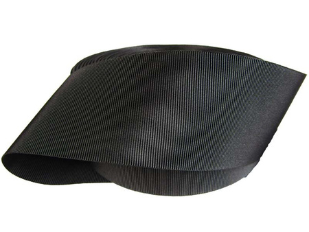 Taśma 50mm ryps poliestrowa czarna