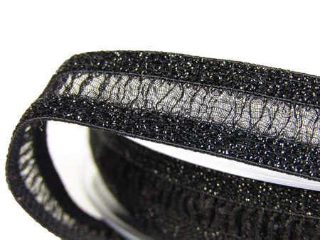 Taśma 12mm elastyczna DEBBIE czarna