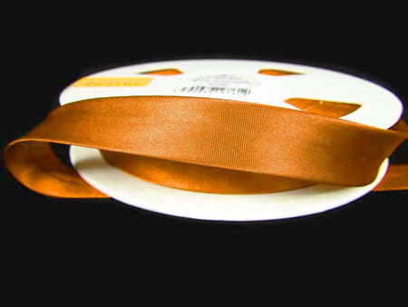 Lamówka 1,5cm atłasowa rdza