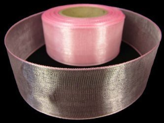 Wstążka 40mm organtyna róż