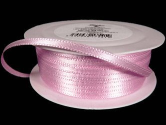 Wstążka 3mm atłas jasny róż