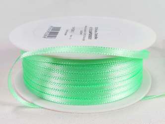 Wstążka 3mm atłas seledyn