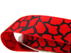 Taśma 15mm ryps panterka czerwona
