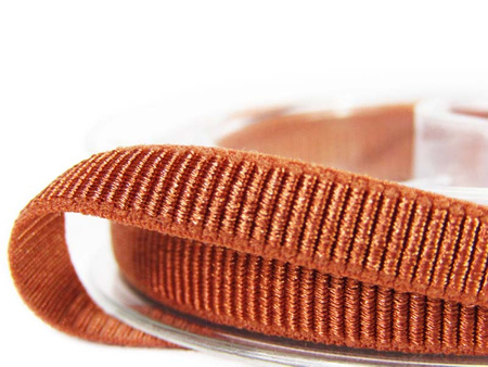 Taśma 8mm elastyczna ryps rdzawy