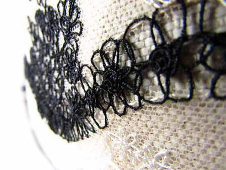 Koronka 20cm tiulowa ivory