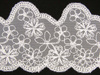Koronka 7cm tiulowa biała