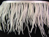 Taśma 12cm piórowa STRUŚ ivory
