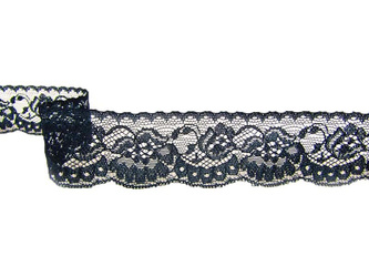 Koronka 3,5cm stabilna granat