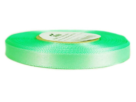 Wstążka 10mm atłas seledyn