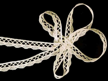 Koronka 1cm bawełniana ecru