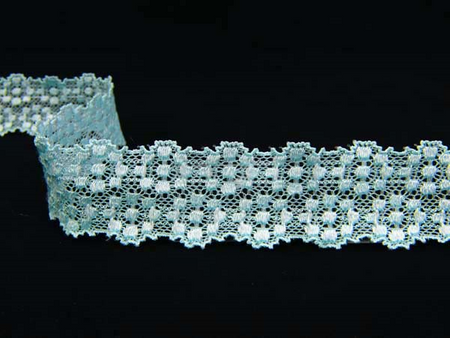 Wstawka 3cm elastyczna jasnoturkusowa