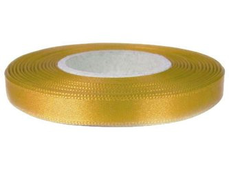 Wstążka 10mm atłas złota