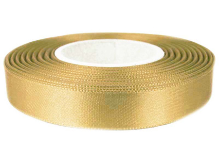 Wstążka 15mm atłas beż