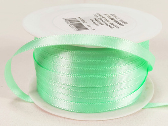 Wstążka 5mm atłas seledyn